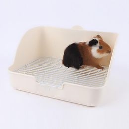 Supplies Pet Rabbit Toilet SprayProof Urine Bunny Potty Knob Fixed Cage Chinchilla Guinea Pig Potty Trainer Small Animal Accessories