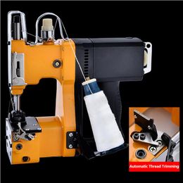 Machines 0.21KW Automatic Portable Small Express Bag Woven Bag Packing Machine Sack Closer Electric Rice Bag Sewing Machine 220V