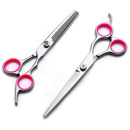 Hair Scissors 6 Inch Professioanl Grooming Pet Curved Shears Dogs Cutting