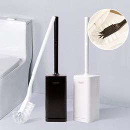Brushes Creative Bathroom Toilet Brush Holder Clean Trump Black White Toilet Brush Long Household Escobilla Wc Home Improvement 50