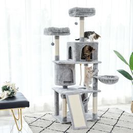 Scratchers Domestic Delivery Cat Climbing Frame Cat Scratching Post Tree Scratcher Pole Furniture Gym House Toy Cat Jumping Platform