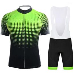 Racing Sets Summer Men Short Cycling Jersey Set Sleeve Uniform Shirt Road Mtb Wear Motocross Kits Bib Bicycl Top Sport Clothes Bike Suit