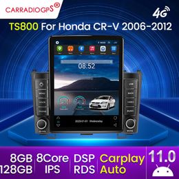 128G 4G DSP Carplay 2din Android 11 Car Dvd Radio Multimedia Players Navigation GPS for Honda CR-V 3 RE CRV 2006-2012 Head Unit