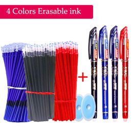 Ballpoint Pens 33 PcsSet School Erasable Gel Set 05 mm Fine Point BlackBlueRed ink Pen Stationery Office Writing Supplies 230503