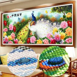 Stitch Diamond Embroidery Full Round Rhinestones Special Shaped Diamond Cross Stitch Pictures Diamond Mosaic Houses Flowers Peacock 5d