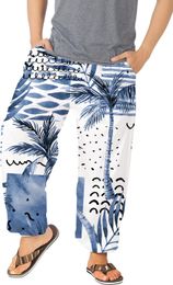 Pants Men Women Baggy Harem Pants Hip hop Joggers Causal Loose Trousers Aladdin Crotch Wide Leg Beach Pants Pantalones Hombre