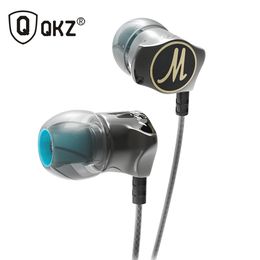 QKZ DM7 Earphone Metal Stereo Noise Isolating In-ear Earphone Music Headset Auriculares fone de ouvido DJ audifonos DJ MP3