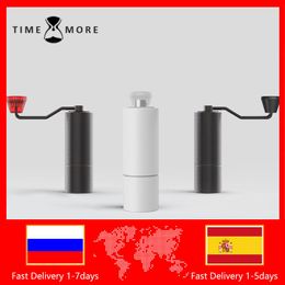 Grinders Timemore Chestnut C2 High Quality Aluminum Manual Coffee Grinder Stainless Steel Burr Coffee Grinder Mini Coffee Milling Tools