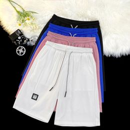 Men's Shorts Korean Fashion Shorts For Mans Casual Summer Elastic Waist Sweat Shorts Cool Sports Wear Jogger Shorts Lightweight 230503