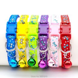 Collars 24 Pcs/Set Adjustable Cute Dog Cat Collar Cat Pet Bow Tie With Bell Necktie Cute Collar For Kitten Puppy Small Dog Cat Supplies