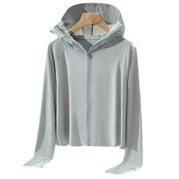 Ice Silk Cape Jackets Sun Protection Clothing Womens Summer Uv Lightweight