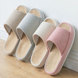 Slippers Comfortable Unisex Bed Slippers Women Designer Home Linen Beach Shoes Harajuku Bohemia Style Slides Female Flip Flops 230503