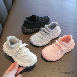 Athletic Baby Girls Boys Casual Infant Toddler Autumn Soft-soled Anti-Slippery Kids Knitted Shoes Outdoor Children Sneakers