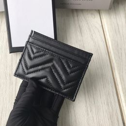 Designer Women Fashion famosi Portafogli in vera pelle tela stampa di lusso portafogli retrò porta carte porta carte G Mini borsa per carte di credito