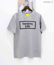 Men's T-shirts #fr2 No Smoking Letter Print T-shirt Fr2 Classic Kills Rabbits Two t Shirt 5 2AX3