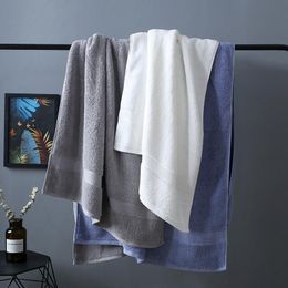 Towel 80x160cm Large Bath Pure Cotton Plus Thick Skin Soft Texture Absorbent Adult Beach