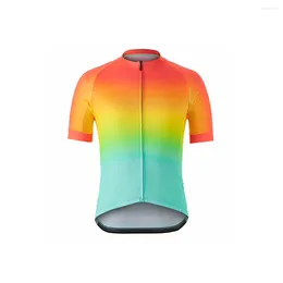 Racing Jackets MTB Apparel Cycling Shirts Road Bike Clothing Top High Quality OEM Pro Custom Sublimation Short Sleeve Bicycle Wear Men