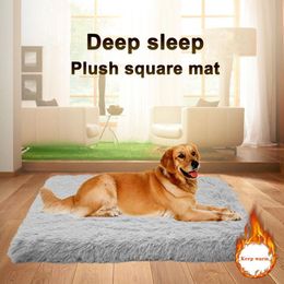 Mats Plush Warm Dog Bed Cat Bed Is Suitable for Large Medium and Small Dogs Pet Pad Removableand Clean Dog Bed Is Soft and Breathable