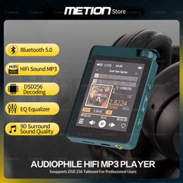 MP3 MP4 Players High quality HiFi lossless music player Bluetooth 5 0 DSD256 decoding Hi Res portable sports walkman suitable for students 230503