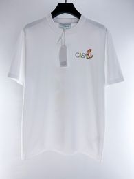 2023 summer fashion mens White t shirt highquality print design US size cotton material top brand designer tshirt