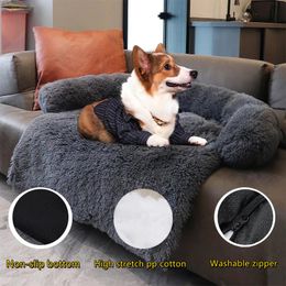 Mats Washable Pet Sofa Dog Bed Calming Bed for Large Dogs Sofa Blanket Winter Warm Cat Puppy Cushion Sofa Cover Furniture Protector