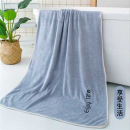 Towel Bathroom Household Bath Soft Wrap Body Comfortable Big Microfiber Exercise