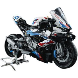 Soldier Legp Technik M 1000 RR 42130 Model Building Kit Motorcycle Display with This Rewarding Set for Adults 230503