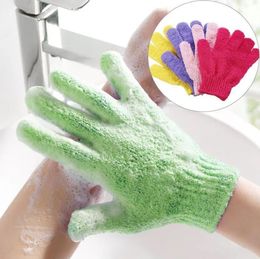 Fast Skin Bath Shower Wash Cloth Shower Scrubber Back Scrub Exfoliating Body Massage Sponge Bath Gloves Moisturising Spa Skin Cloth Wholesale