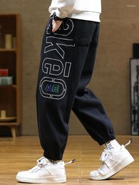 Men's Pants Sweatpants Hop Men Fashion Baggy Loose Grey Harem Letter Plus Black Size Autumn Joggers Hip Trousers Spring Streetwear