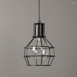 Pendant Lamps Nordic Single Head Light Vintage American Fixture Industrial Chandeliers For Kitchen Stairway Dining Lamp Livingroom