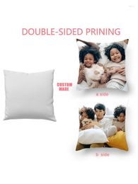 Pillow Case Custom Cushion Cover Wedding Pictures Choose Your Text Logo Or Image 18" Personalized For Sofa Bed Chair