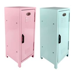 Bathroom Shelves Wrought Iron Small Makeup Storage Cabinet Cosmetics Cute Girls Box 230503