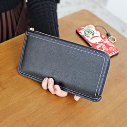 Wallets Female Genuine Leather Ultra-Thin Design Tassels Long Clutch Bag Women Coin Purses Card Holder Clutches Carteras Mujer