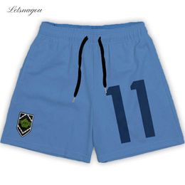 Men's Shorts Anime Blue Lock Running Shorts Basic Basketball One Layer Mesh Shorts Fitness Sports Pants Summer Men Shorts Gym Workout Shorts J230503