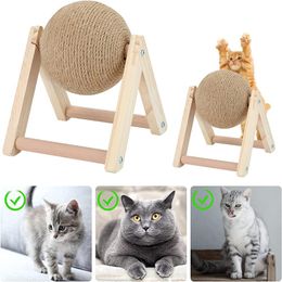 Toys Cat Scratching Ball Toy Kitten Sisal Rope Ball Board Grinding Paws Toys Cats Scratcher Wearresistant Pet Cat Toy Cat Supplies