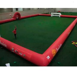 12x6m39x20ft1 Giant Inflatable Football Pitch Soccer Bubble Bumper Ball Field Fabric For Commercial Outdoor School And Club sports game