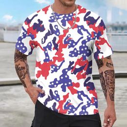 Men's T Shirts Long Sleeve Compression Shirt Men Fashion Spring Summer Casual Short O Neck Camouflage Printed Mens