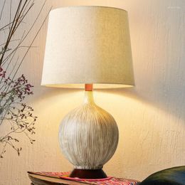 Table Lamps Modern Minimalist Coconut Shell Lamp Bedroom Bedside Creative Ceramic Designer Living Room American Warm