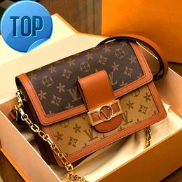 Shoulder Bags DAUPHINE bag luxury Designer Womens Man M45958 M45959 Classical pattern bags tote handbag Wallet clutch Genuine pu Leather crossbody designer Me