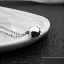 Pendant Necklaces For Womens Chokers On The Neck Beads Necklace Stainless Stee Simplel Chains Jewellery 2023 Wholesale Drop Dhgarden Dhnig