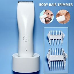 Epilator Groomer Tubuh Listrik Pemangkas Rambut Kemaluan untuk Pria Bola Alat Cukur Gunting Laki Bagian Pribadi Pisau Tempat Seks Potongan Wajah 230428