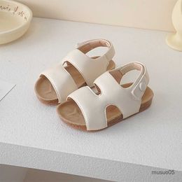 baby Sandals Candy Colour Children's Casual Kids Beach Shoes Cute Boys Girls Cork Slippers 2023 New Summer