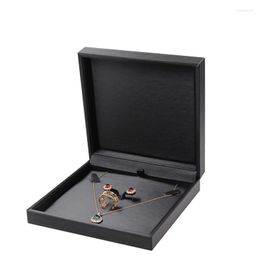 Jewellery Pouches Luxury PU Leather Box Container Wedding Pearl Set Case For Rings Earrings Necklaces Display Gift Boxes Holder