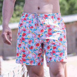 Men's Shorts SURFCUZ Quick Dry Men's Swimming Trunks Beach Board Shorts Man Swimwear Beachwear with Pockets Men's Holiday Swim Short Swimsuit Z0503