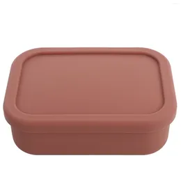 Dinnerware Sets Silicone Containers Small Bento Box Kids Lunch Boxes Prep Divided Meal Container