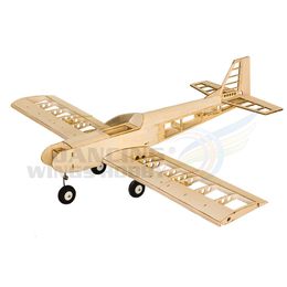Aircraft Modle RC Airplane Model Balsawood Aeromodelling Laser Cut EP Power Wingspan 1.4M Training Plane T30 230503