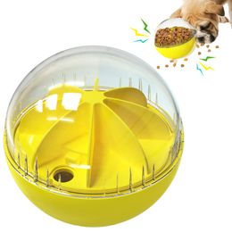 Toys Interactive Dog Cat Food Treat Dispenser Toy Increases IQ Treat Ball Pets Toys Feed Bowl Dogs Puppy Training Balls Sounding Toy