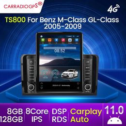 8G 128G Android 11 Car Dvd Gps Navigation Radio Player for Benz M-Class W164 GL-Class X164 ML GL ML350 ML500 GL350 GL450 IPS DSP