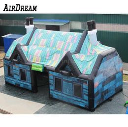 10m Outdoor Night Club Inflatable Pub Bar House 2021 wedding party blow up UK classical architecture Inflatables Event Tent