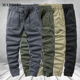 Pants Cargo Pants Trousers Men 2022 Brand Mens Clothing Sport Pant Military Hiking Camping Trousers Male Solid Cotton Tactical Bottom